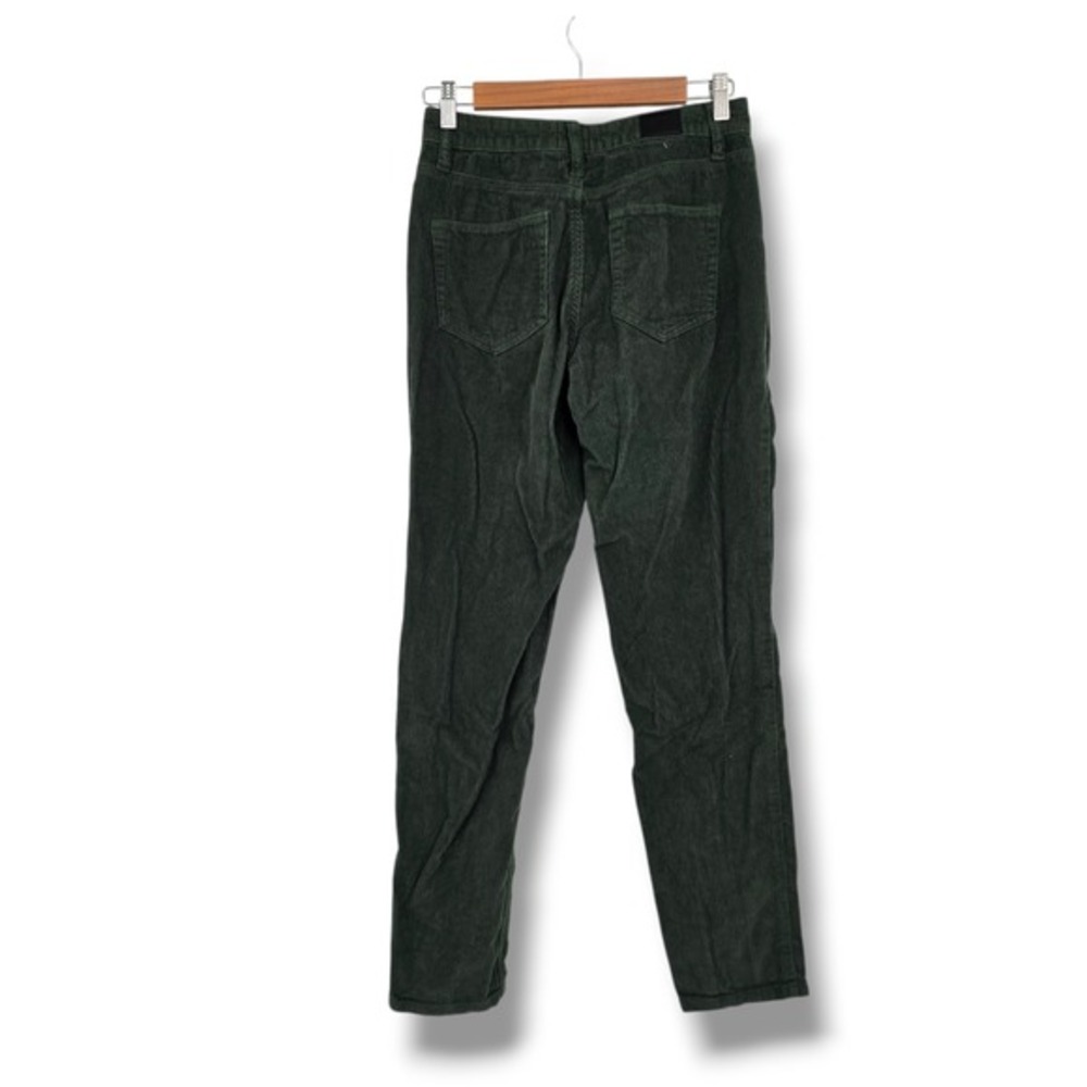 BDG Urban Outfitters Dark Green Corduroy Mom High-Rise Tapered‎ Pants Size 25 - Picture 2 of 11